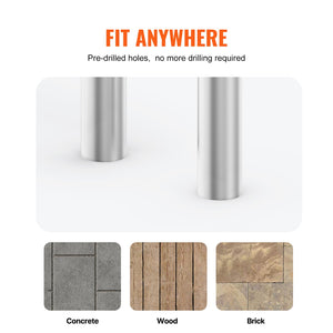 Pool Handrail | 46x37" Stainless Steel Spa Rail | Pre-Built for Indoor/Outdoor