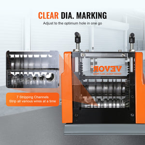 Wire Stripping Machine | 1.5–25mm Copper Cable Stripper | 60W