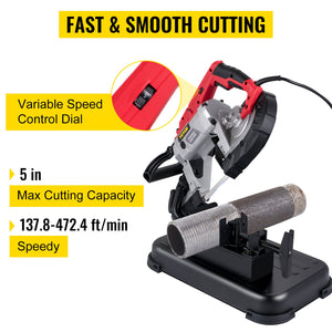 Portable Band Saw | 127mm Capacity | Variable Speed with Removable Base