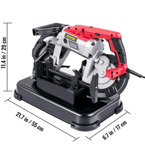 Portable Band Saw | 127mm Capacity | Variable Speed with Removable Base
