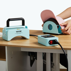 Mini Hat Heat Press | 5.9"x3.15" Plate for Caps | Green