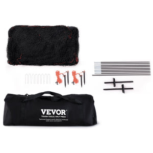 Baseball Batting Cage | 22x12x8ft Softball & Baseball Hitting Cage Net and Frame | Portable Practice Pitching Cage with Carry Bag | Heavy Duty Enclosed Netting | Backyard Training 670cm