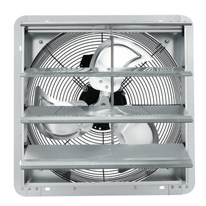 Shutter Exhaust Fan 406mm | 1400RPM 1506CFM Aluminum Wall-Mount Ventilator