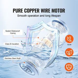 Bilge Pump 3000GPH | Automatic Submersible with Float Switch | 40mm Outlet