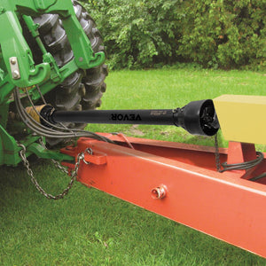 PTO Shaft | 1-3/8" x 6 Spline Ends Round End T4 | Adjustable 43"-61" Tractor Drive Shaft