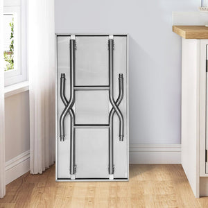 Stainless Steel Kitchen Bench | Folding Commercial Prep Table 1220x610mm