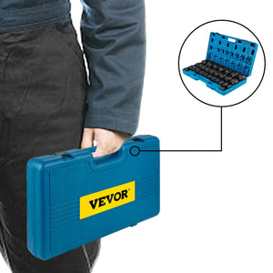 Impact Socket Set 3/4" | 29 Piece 6-Point CR-Mo SAE Sockets 3/4"-2-1/2" | Storage Case Included