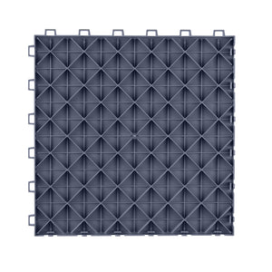 Garage Floor Tiles 50 Pack | 12"x12"x0.53" Interlocking Graphite Gray Non-Slip Tiles
