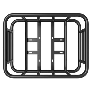 Rear Bike Basket | Large Bicycle Cargo Rack with Rainproof Cover & Net Liner