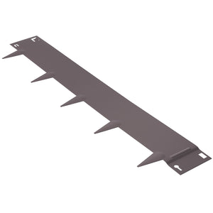 Steel Landscape Edging 5 Pack | 39" L x 5" H Bendable Garden Borders | Hammer-In Metal Edging with 3.15" Spikes | Rustic Brown