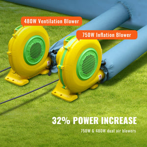 Inflatable Spray Booth | 20x10x8 ft Car Paint Tent with Dual Blowers