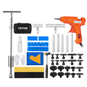 Dent Removal Kit 52 Piece | Paintless Repair with Slide Hammer & Puller Lines