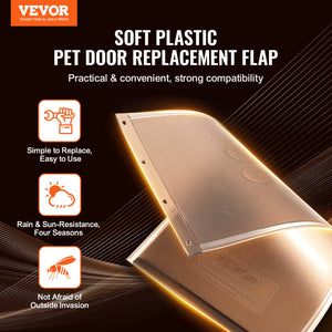 Pet Door Replacement Flap | 20.96 x 31.12 cm | Compatible with Pet Doors
