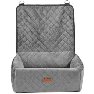 Dog Car Seat | Booster Seat for Small/Medium Dogs up to 18.1kg | Grey