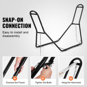 Steel Hammock Stand | 450lb Capacity Frame for 6.9–12.8ft Hammocks
