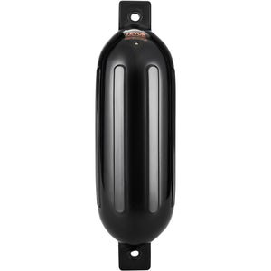 Boat Fenders 4 Pack | 6.5"x23" Inflatable Ribbed Bumpers with Pump