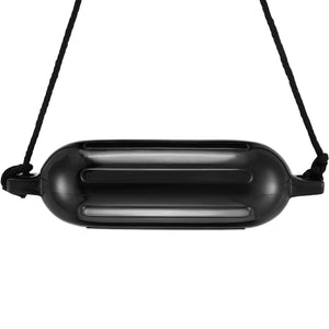 Boat Fenders 4 Pack | 6.5"x23" Inflatable Ribbed Bumpers with Pump