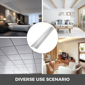 PEX Heat Transfer Plates 200 Pack | 4FT Aluminium Plates for Radiant Heating | Fits 1.27cm PEX Tubing