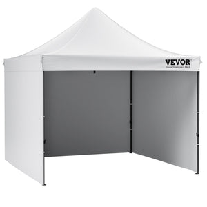Pop Up Canopy Tent 10x10 ft | Outdoor Gazebo with Sidewalls & Bag | White