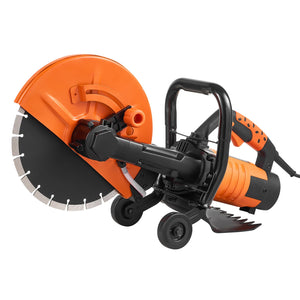 Electric Concrete Saw 30.48cm | Wet/Dry Cutter with Water Pump & Blade