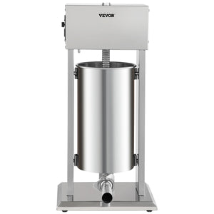 Electric Sausage Stuffer 15L | Variable Speed Stainless Steel Meat Stuffer | For Home & Commercial Use