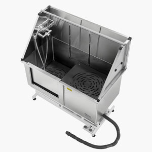 Dog Grooming Tub | 127cm Electric Stainless Steel with Filter | Left Entry