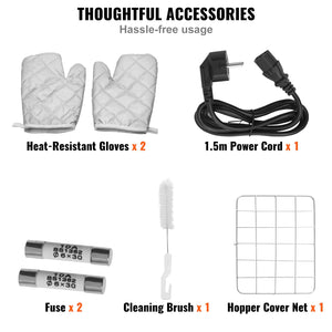 Electric Oil Press Machine | 850W Stainless Steel Expeller | Adjustable Temperature for Seeds & Nuts