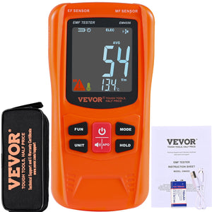 3-in-1 EMF Meter 5Hz-6GHz | Handheld Rechargeable Radiation Detector | LCD Display | For Home, Paranormal & 5G Testing