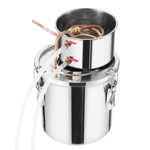 Moonshine Still | 3 Gal Stainless Steel Water & Alcohol Distiller Kit