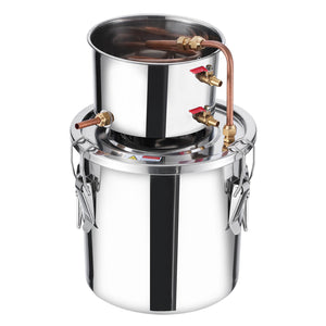 Moonshine Still | 3 Gal Stainless Steel Water & Alcohol Distiller Kit