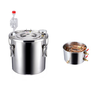 Moonshine Still | 3 Gal Stainless Steel Water & Alcohol Distiller Kit
