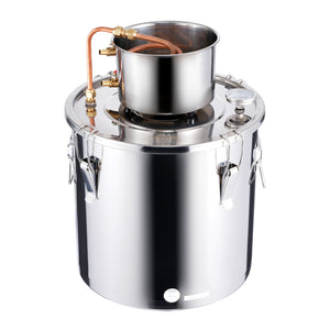 Moonshine Still | 8-Gallon Stainless Steel Brewing Kit for Water & Alcohol