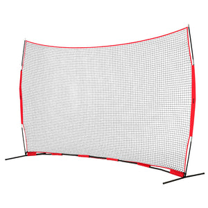 Sports Barricade Net | 16x10ft Portable Ball Backstop | Carry Bag Included for Baseball, Soccer, Lacrosse