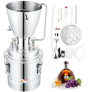 Alcohol Distiller 10L | Home Brewing Whiskey Still