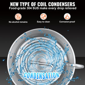 Alcohol Distiller 10L | Home Brewing Whiskey Still