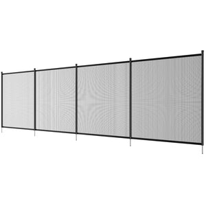 Pool Safety Fence 4'x12' | Removable Child & Pet Barrier with DIY Installation