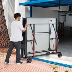 Ping Pong Table | Foldable Indoor/Outdoor Tennis Table with Net