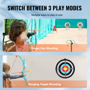Kids Archery Set | LED Bow with 10 Arrows | Outdoor Play Kit