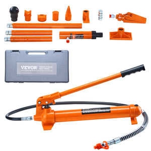 Hydraulic Jack Kit | 12 Ton Porta Power with Air Pump, Lift Ram & Body Frame Repair Tools