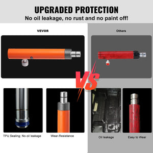 Porta Power Hydraulic Jack 4 Ton | 1.2m Oil Hose | Auto Body Frame Repair Kit with Storage Case | 8800lbs Capacity