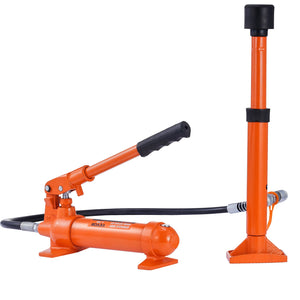 Porta Power Hydraulic Jack 4 Ton | 1.2m Oil Hose | Auto Body Frame Repair Kit with Storage Case | 8800lbs Capacity