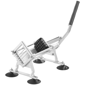 Commercial Vegetable Slicer | 1/2" Stainless Steel & Aluminum Manual Cutter | For Potatoes, Onions & Lemons