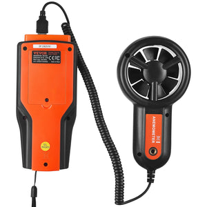 Handheld Anemometer | Digital Wind Speed, Temperature & CFM Meter with Backlight