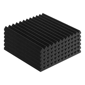 Acoustic Foam Panels | 80-Pack 12"x12"x1" Soundproof Tiles
