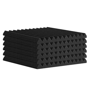 Acoustic Foam Panels | 52-Pack 12x12x1" Soundproof Wall Tiles