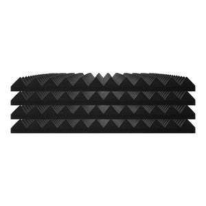 Acoustic Foam Panels 4 Pack | 48" x 24" x 2" | For Soundproofing Walls & Ceilings