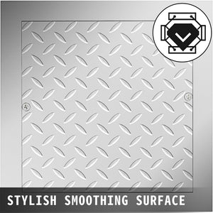 Recessed Manhole Cover 11.8"x11.8" | Galvanized Steel Square Cover & Frame | Sealed Design