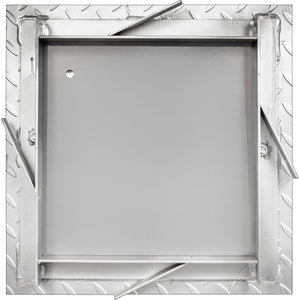 Recessed Manhole Cover 11.8"x11.8" | Galvanized Steel Square Cover & Frame | Sealed Design