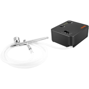 Airbrush Kit | Dual-Action System Compressor for Art & Makeup