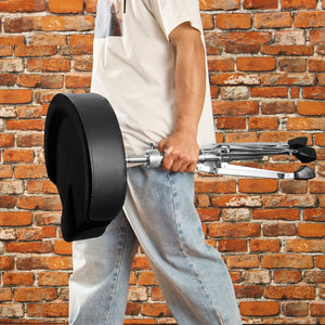 Drum Throne | 560–705mm Adjustable Padded Stool with Drumsticks | 227kg Capacity